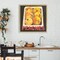 Stupell Industries Collaged Garden Peaches Floating Frame, design by Nancy Overton